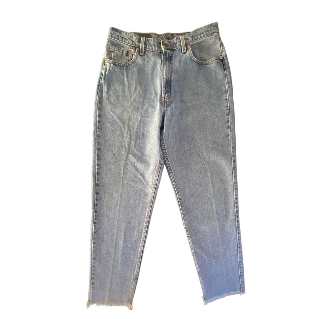 Levi's 560 Jeans Loose Fit Frayed Hem SZ 12 C100068